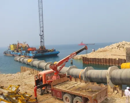 Underground and offshore pipeline operations for South Pars Phases 22 and 24 Outfall