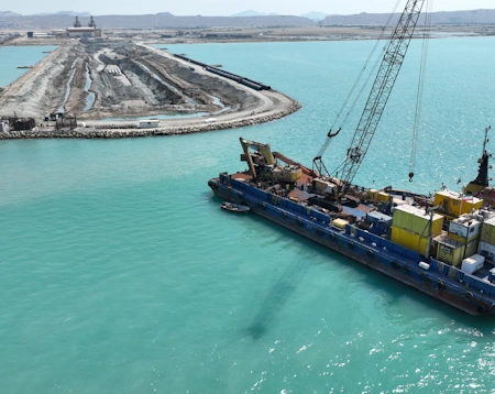 Qeshm Combined Cycle Power Plant Project site